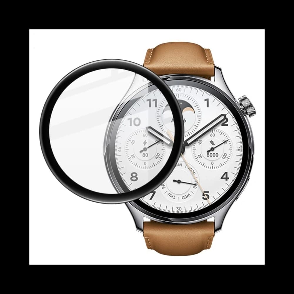 Bizon Glass Watch Edge Hybrid Xiaomi Watch S1 Pro black - 2