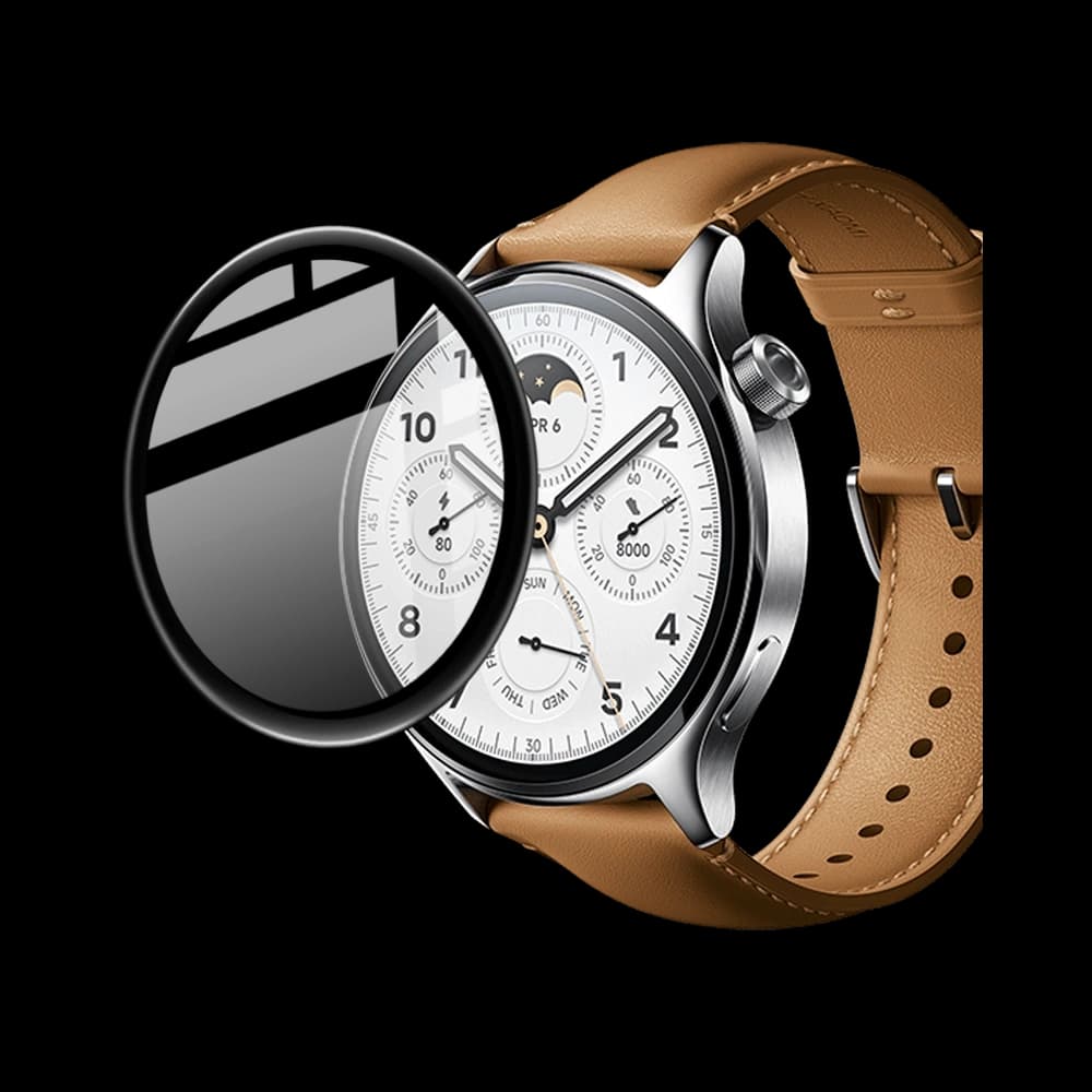 Bizon Glass Watch Edge Hybrid Xiaomi Watch S1 Pro black - 3