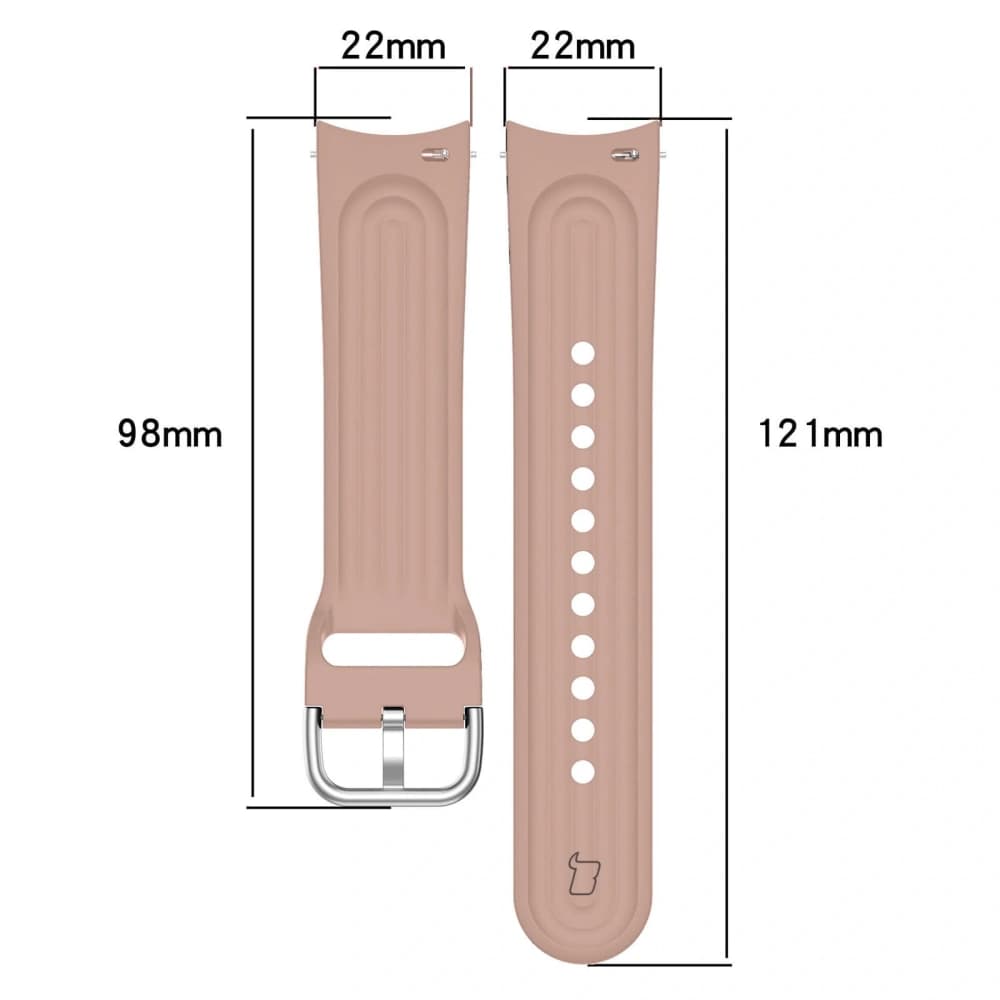 Bizon Strap Uhr Silikon Pro Xiaomi Uhr S1 Pro puderrosa - 2