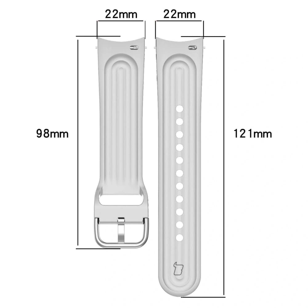 Bizon Strap Watch Silicone Pro Xiaomi Watch S1 Pro white - 2