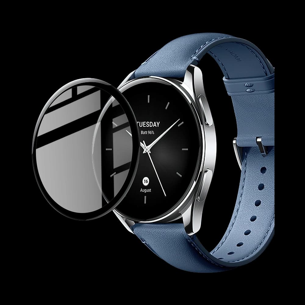 Bizon Glass Edge Xiaomi Uhr S2 46 mm schwarz - 2