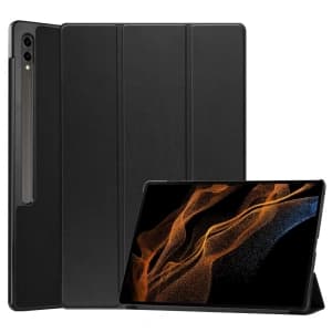 Bizon Case Tab Croc Samsung Galaxy Tab S10 Ultra / S9 Ultra schwarz
