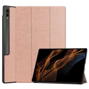 Bizon Case Tab Croc Samsung Galaxy Tab S10 Ultra / S9 Ultra Roségold