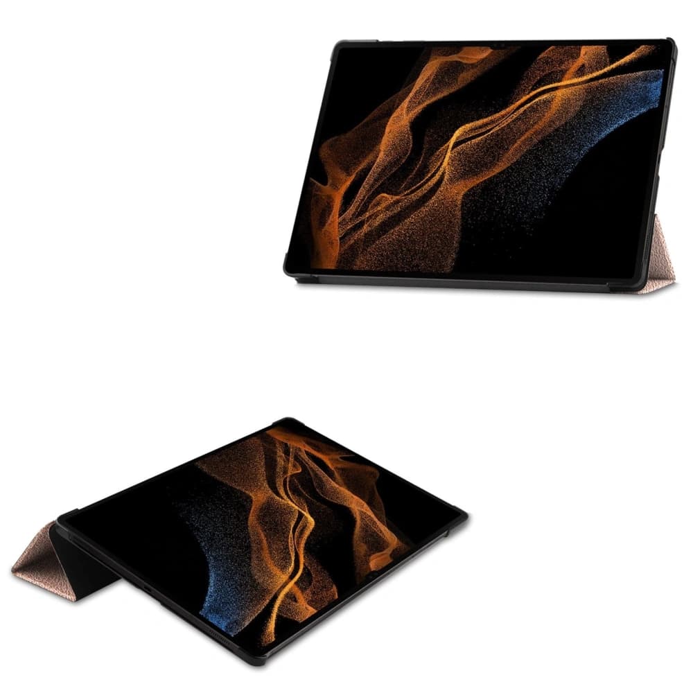 Bizon Case Tab Croc Samsung Galaxy Tab S10 Ultra / S9 Ultra Roségold - 2