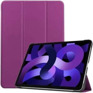 Bizon Case Tab Croc Apple iPad Air 6 / Air 5 / Air 4 dark purple