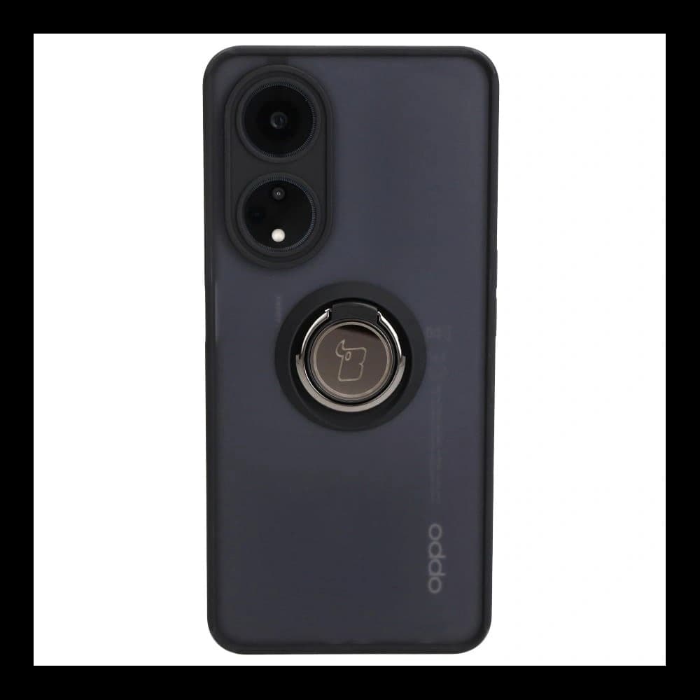 Bizon Case Hybrid Ring Oppo A98 5G smoky with a black frame - 2