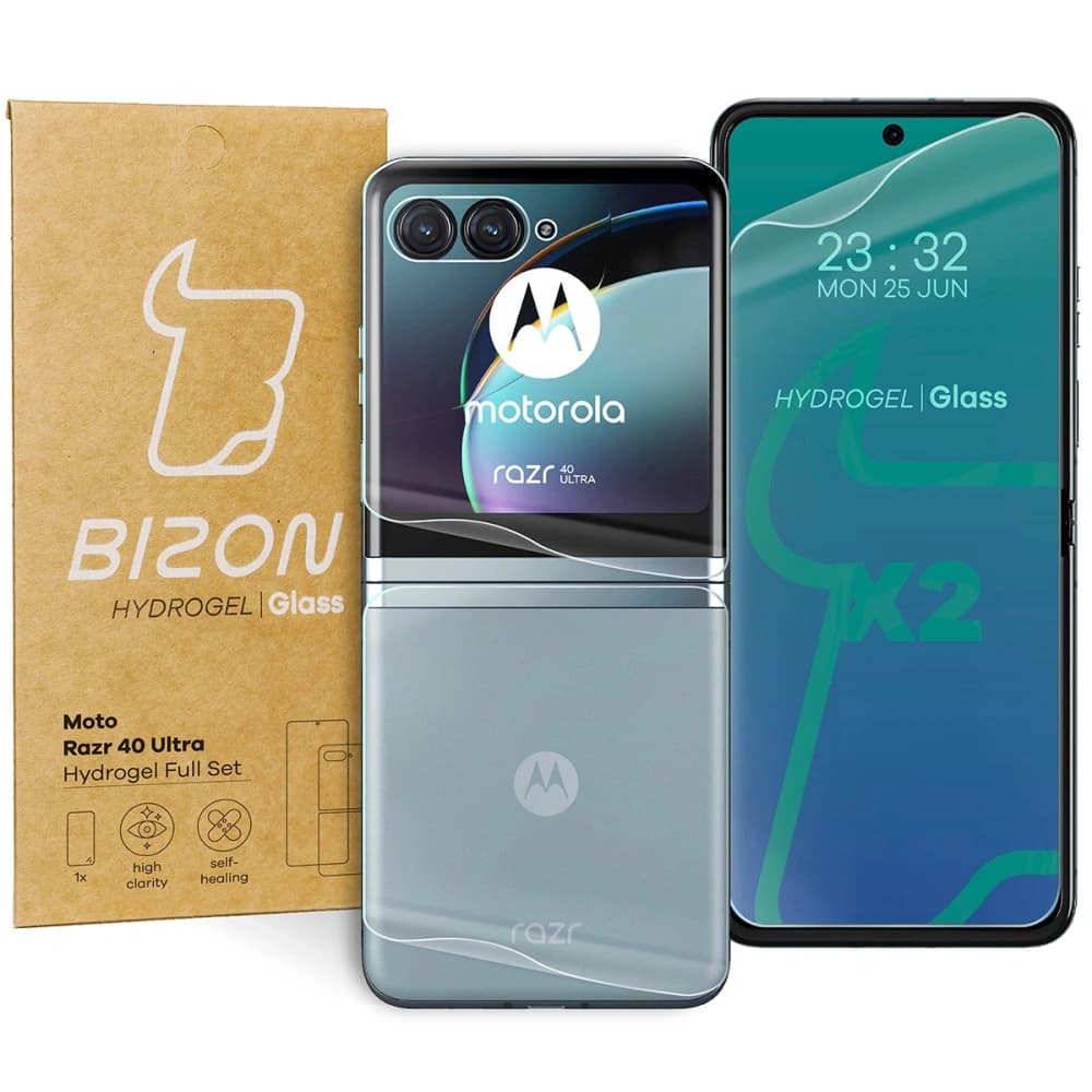 Bizon Glass Hydrogel Motorola Razr 40 Ultra - 1