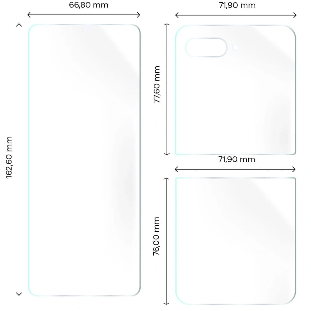 Bizon Glass Hydrogel Motorola Razr 40 Ultra - 2