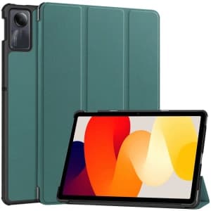 Bizon Case Tab Croc Xiaomi Redmi Pad SE dunkelgrün