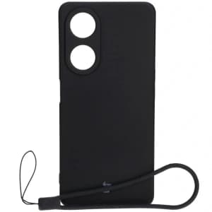 Bizon-Hülle Silikon Quadrat Oppo A98 5G schwarz