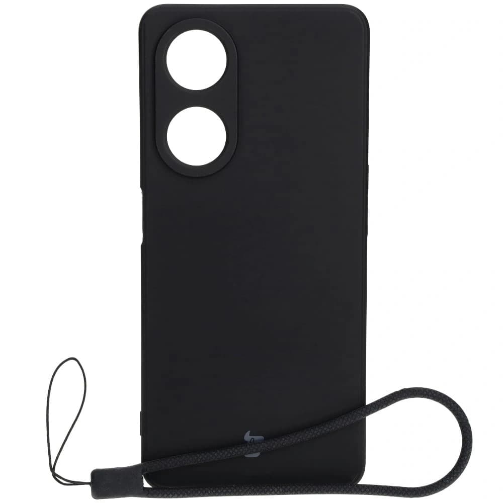 Bizon-Hülle Silikon Quadrat Oppo A98 5G schwarz - 1