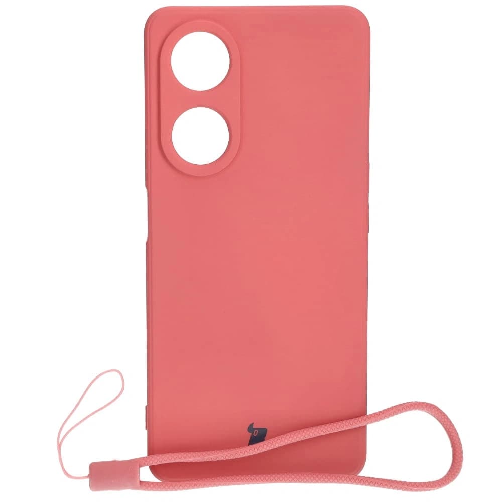 Bizon Case Silikon Quadrat Oppo A98 5G schmutzig rosa - 1