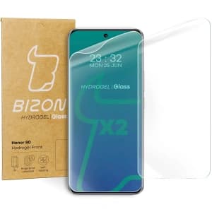 Folia hydrożelowa na ekran Bizon Glass Hydrogel Front do Honor 90 [2 PACK]