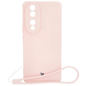 Etui Bizon Case Silicone Sq pro Honor 90 světle růžové