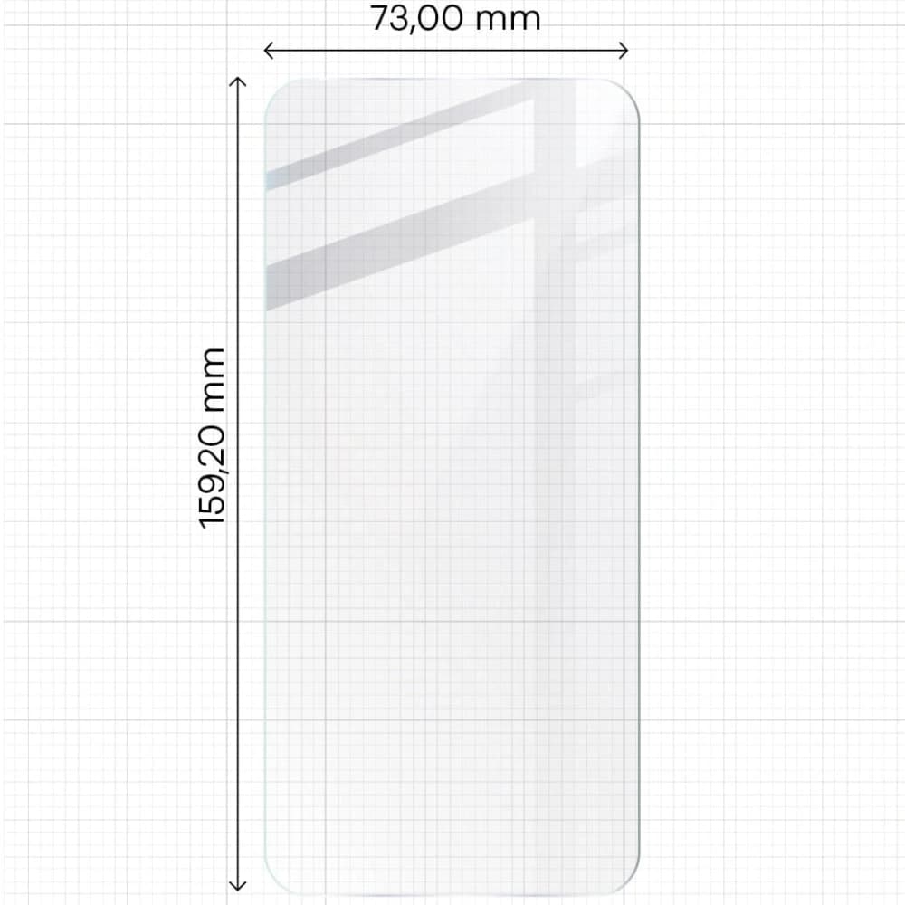 BIZON Clear 3x screen glass + camera glass Nothing Phone 2 - 2