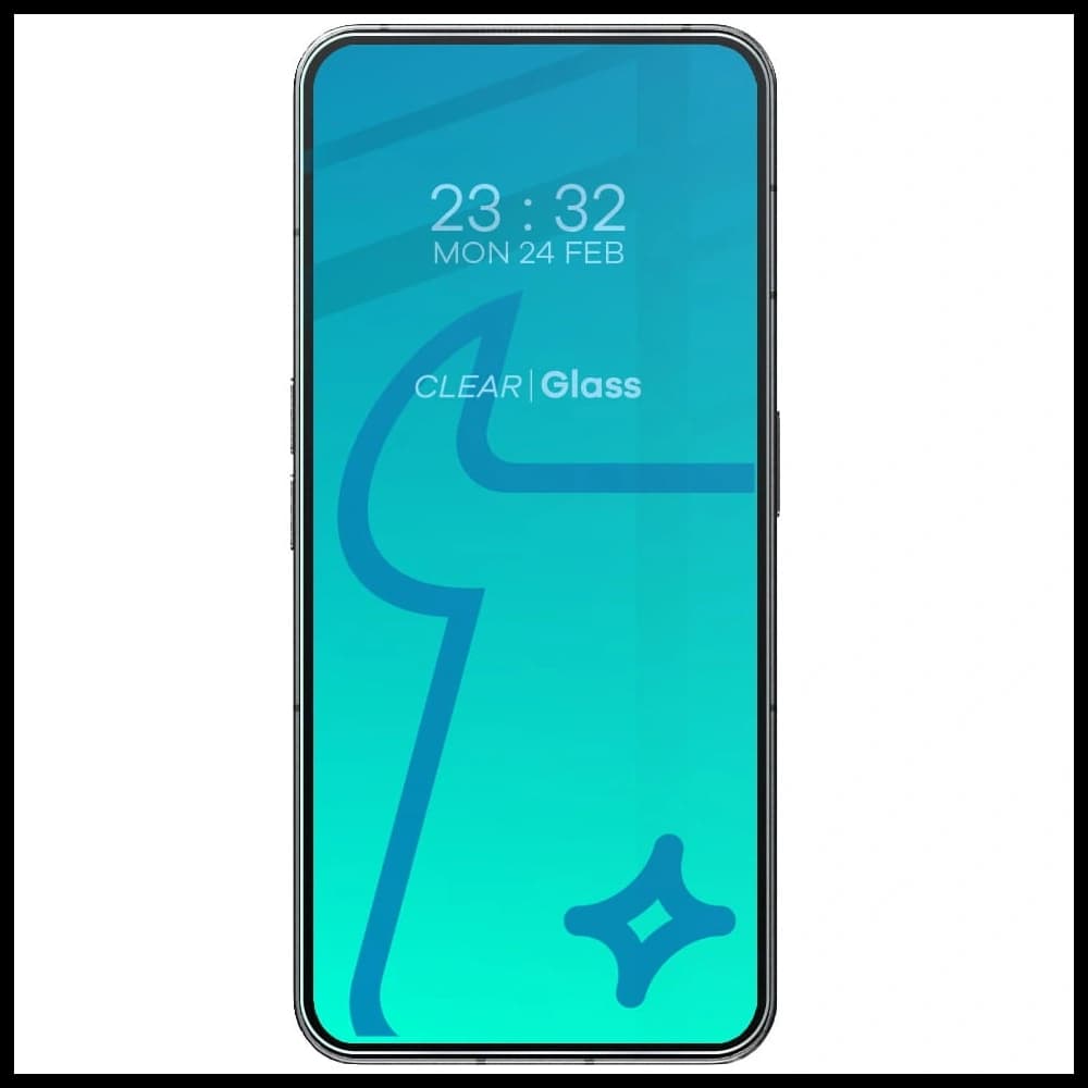 BIZON Clear 3x screen glass + camera glass Nothing Phone 2 - 3