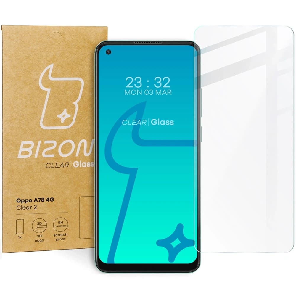 Bizon Glass Clear 2 Oppo A78 4G - 1
