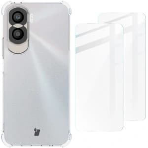 Etui Bizon Case Clear Pack pro Honor 90 Lite průhledné
