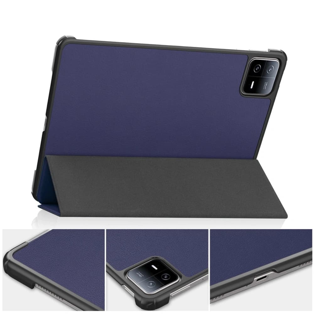 Etui Bizon Case Tab Croc do Xiaomi Pad 6 / Pad 6 Pro granatowe - 6