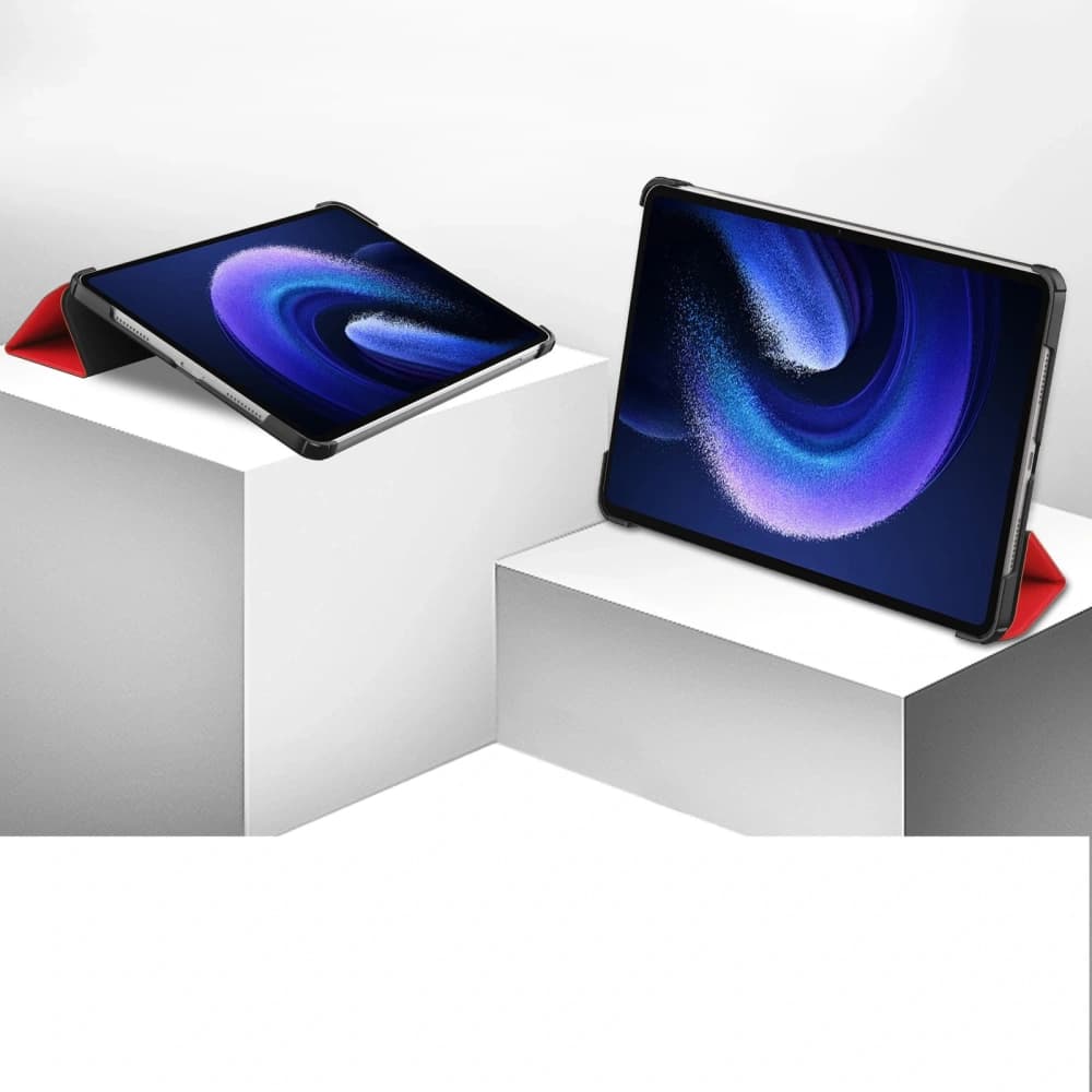 Etui Bizon Case Tab Croc do Xiaomi Pad 6 / Pad 6 Pro czerwone - 2