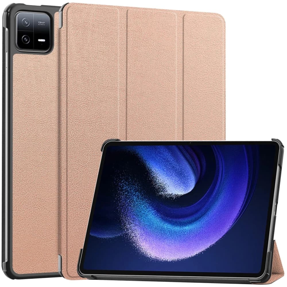 Bizon Case Tab Croc Xiaomi Pad 6 / Pad 6 Pro roségold - 1