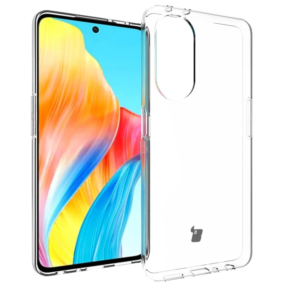 Bizon Case Clear Pack case + 2x screen glass Oppo A98 5G clear - 3