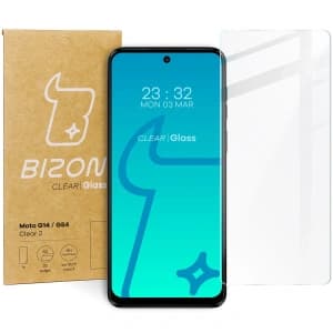 Tvrzené sklo Bizon Glass Clear 2 pro Motorola Moto G14 / G54 / G55