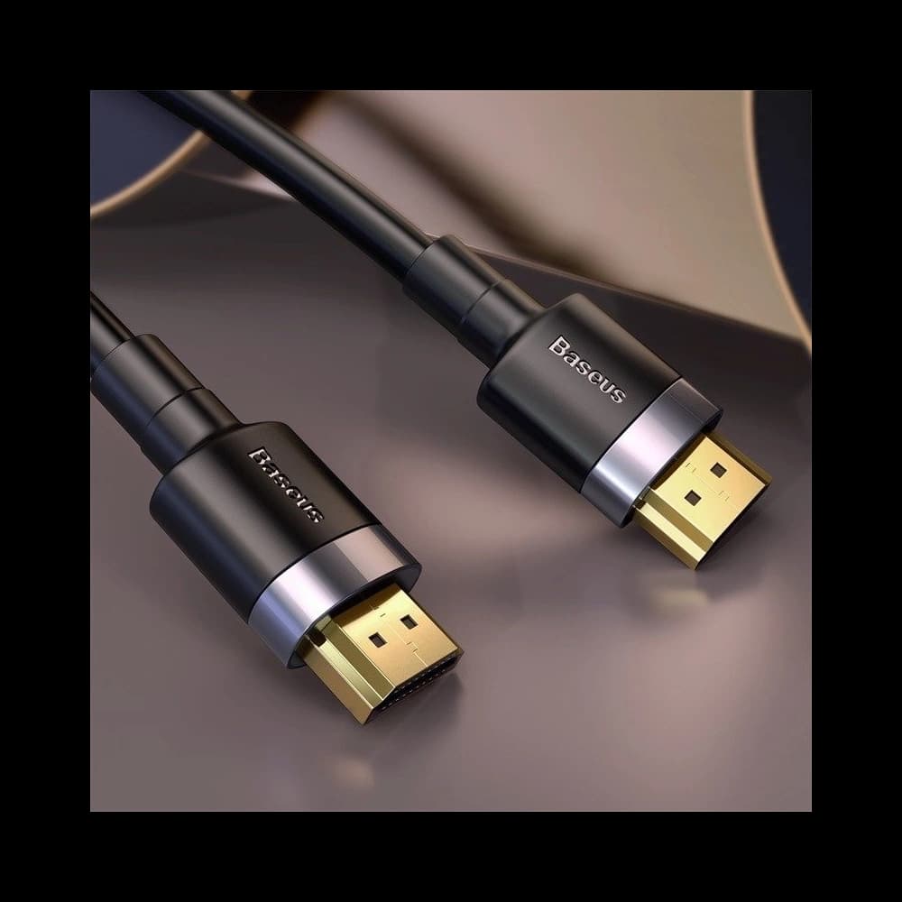 Kábel Baseus Cafule 4KHDMI 4KHDMI-hoz 1m Fekete - 5