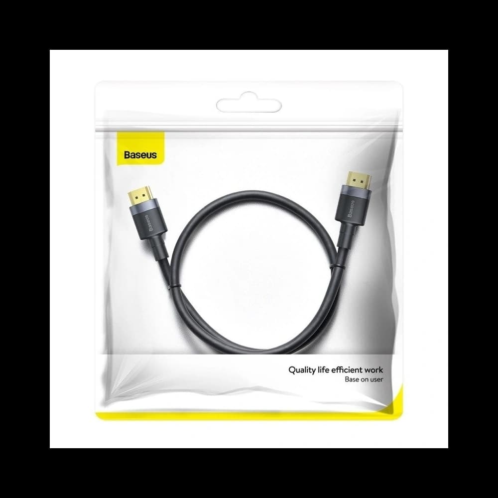Kábel Baseus Cafule 4KHDMI 4KHDMI-hoz 1m Fekete - 7