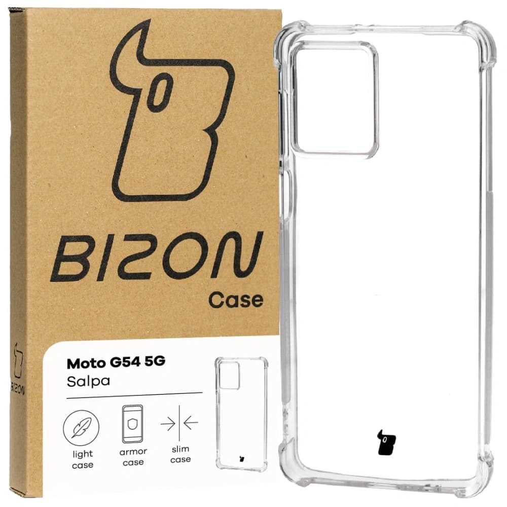 Bizon Case Salpa Motorola Moto G54 5G átlátszó - 1