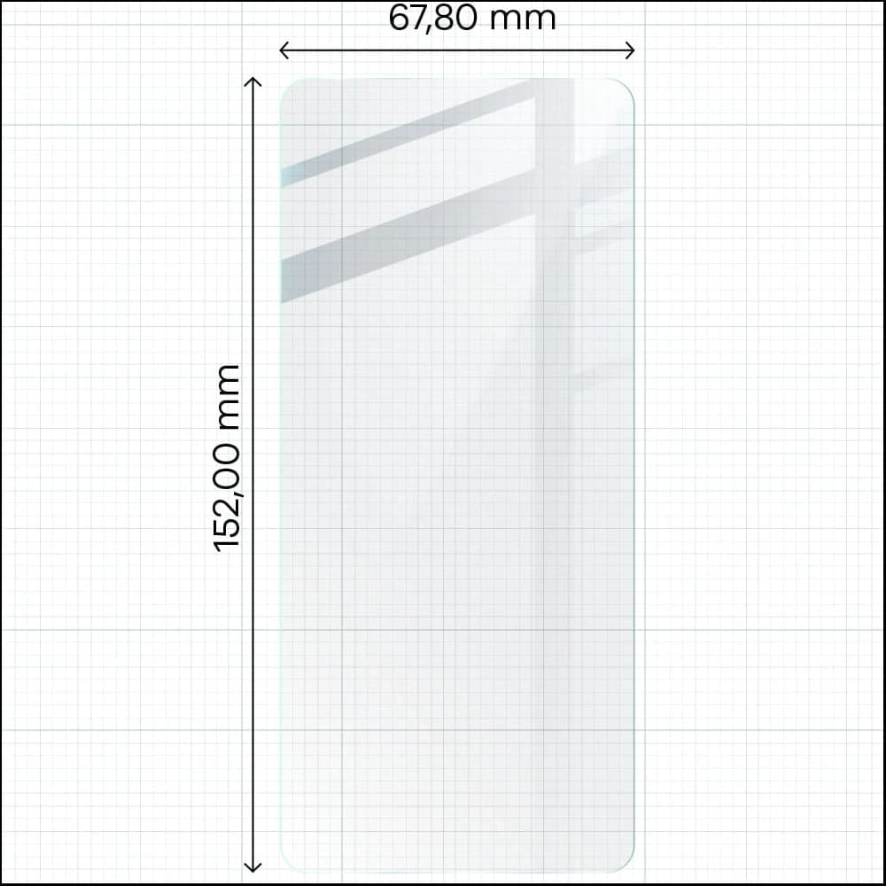 Bizon Glas Klar 2 Motorola Moto G84 - 2