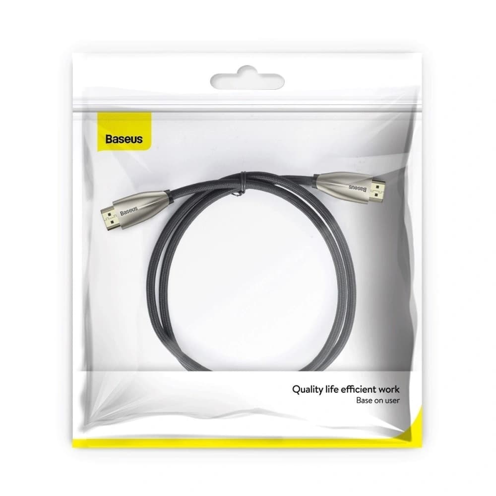 Kábel Baseus Horizontal 4KHDMI 4KHDMI-hez 5m Fekete - 3