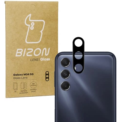 Bizon Glass Lens Samsung Galaxy M34 5G [2 PACK]