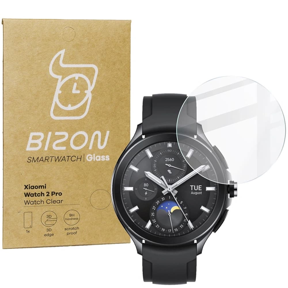 Bizon Glass Uhr Klar Xiaomi Uhr 2 Pro - 1