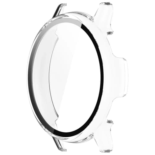 Bizon Case+Üveg Óra Garmin Vivoactive 5 átlátszó