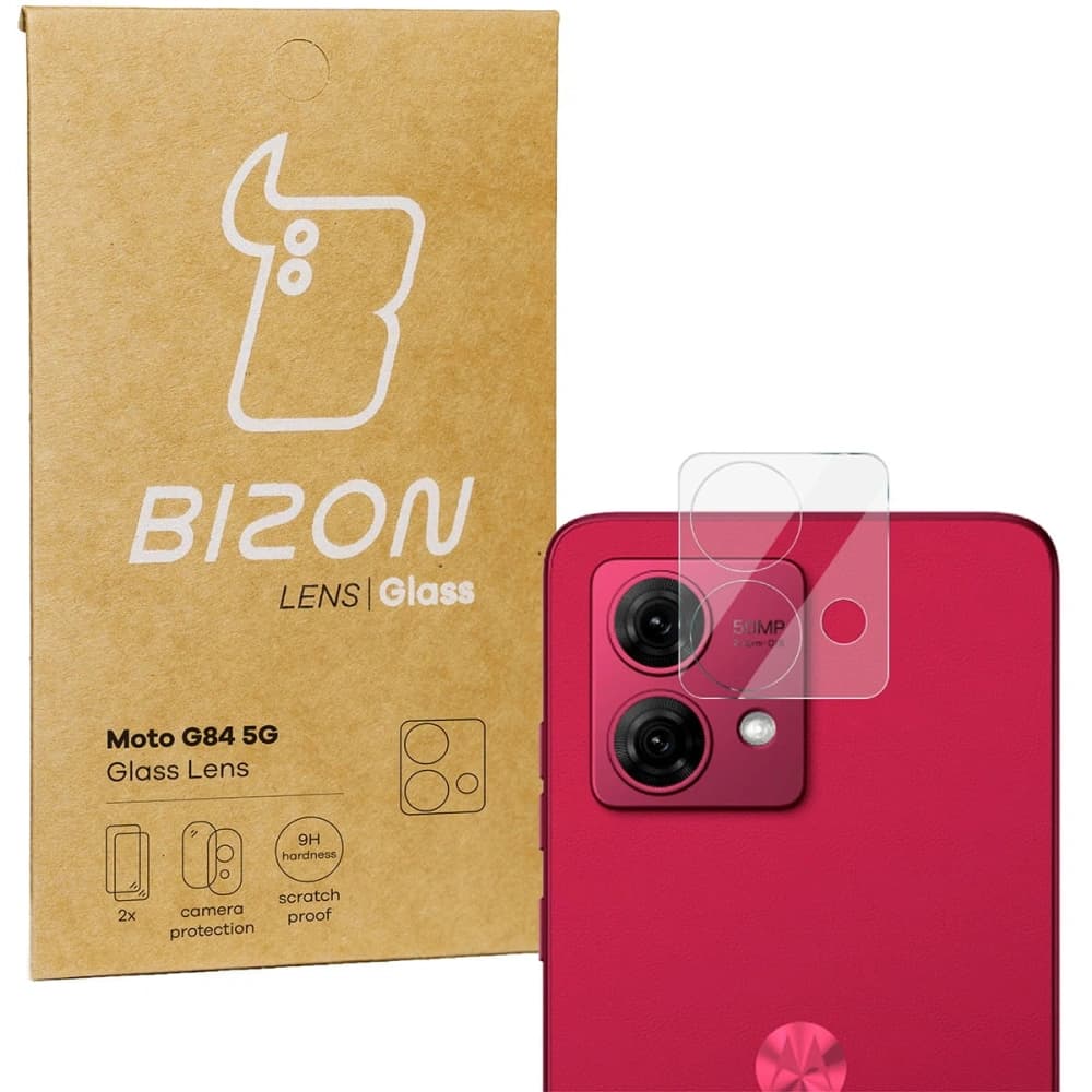 Bizon-Glaslinse Motorola Moto G84 5G [2 PACK] - 1
