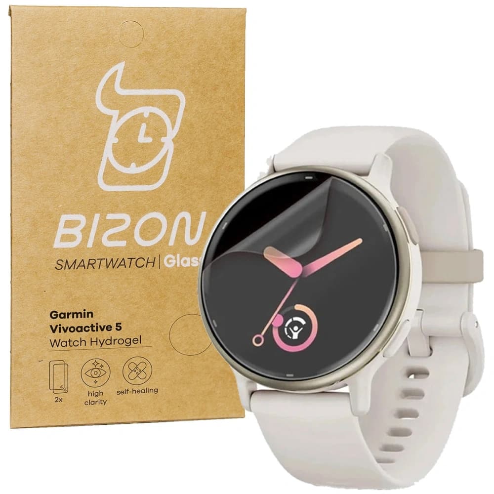 Bizon üveg óra hydrogel Garmin Vivoactive 5 [2 PACK] - 1