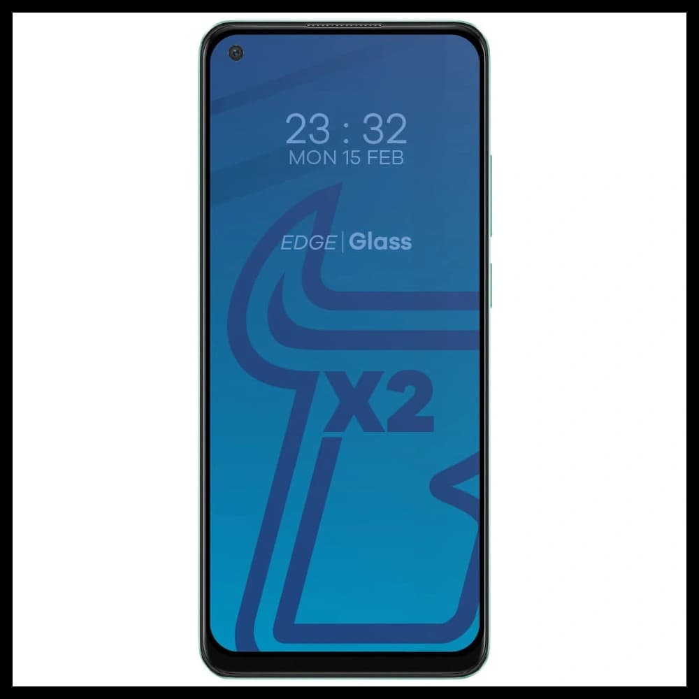 BIZON Edge 2x screen glass + camera glass Oppo A78 4G - 3