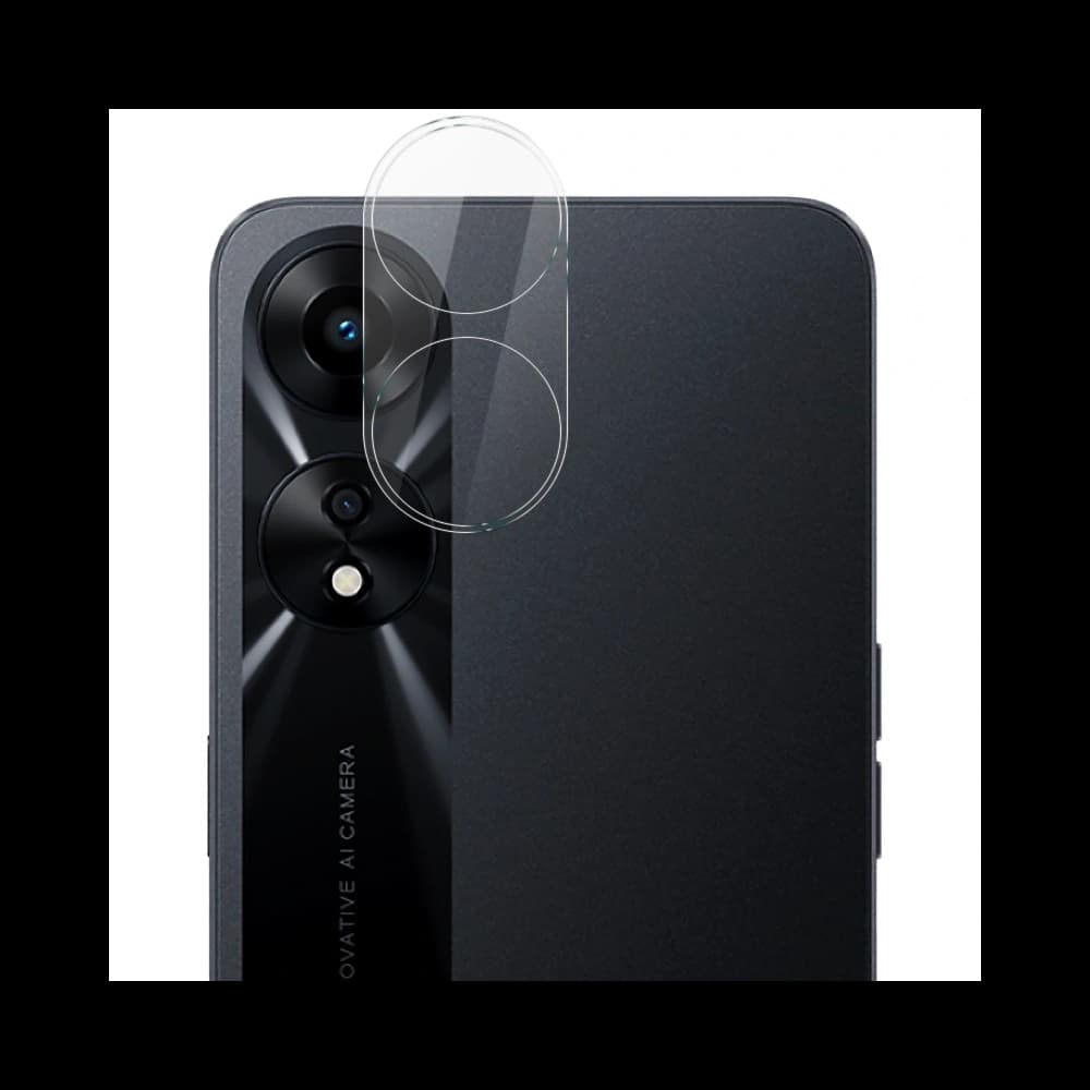 BIZON Edge 2x screen glass + camera glass Oppo A78 4G - 6