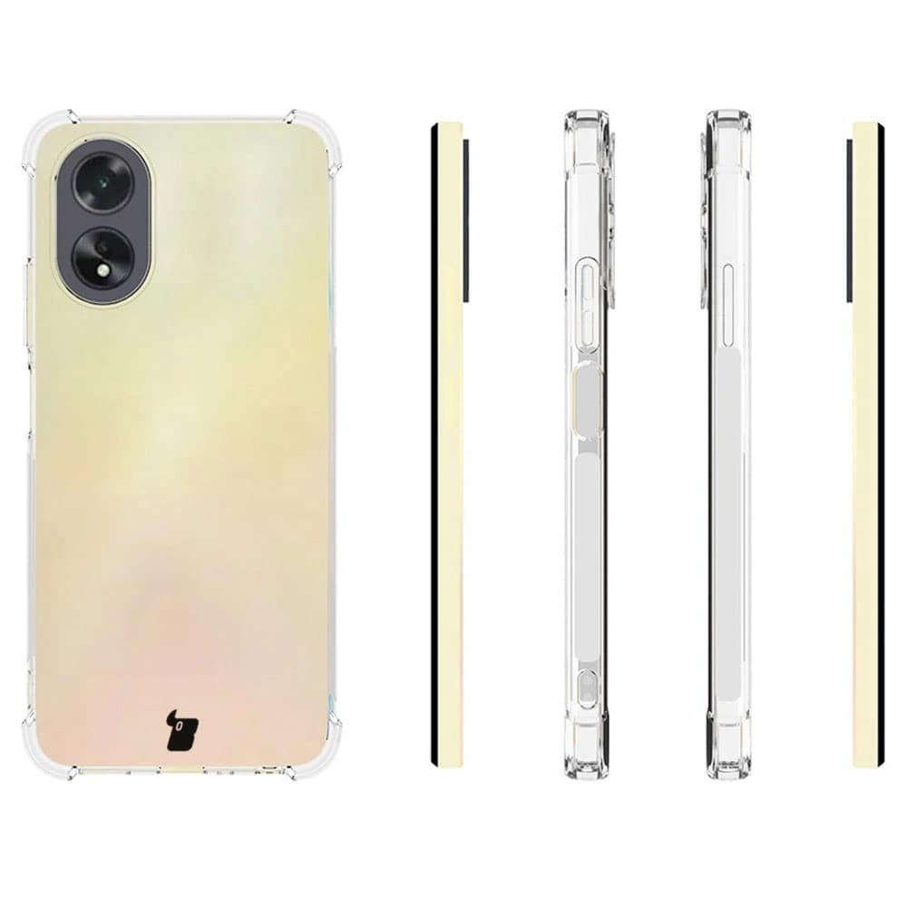 Bizon Case Clear Pack case + 2x screen glass Oppo A38 4G clear - 4