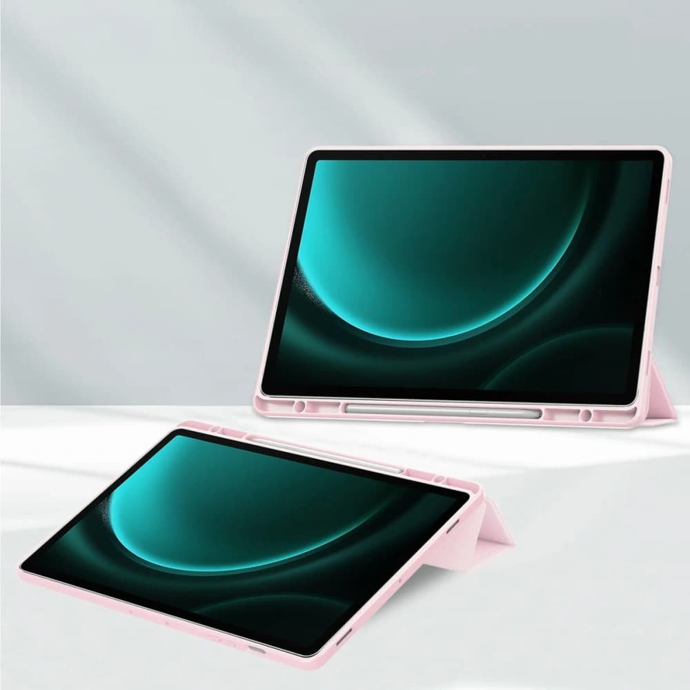 Bizon Case Tab Clear Matt Samsung Galaxy Tab S9 FE Plus hellrosa - 2