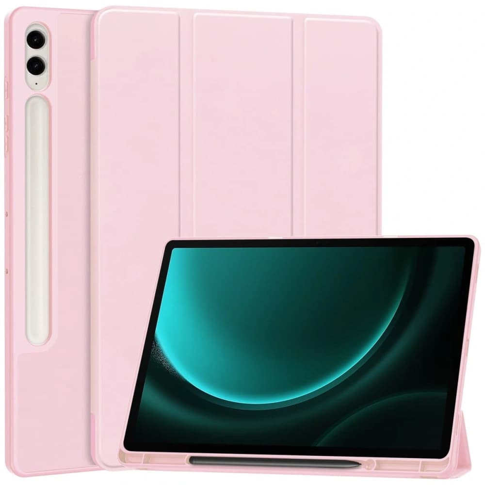 Bizon Case Tab Lizard Samsung Galaxy Tab S9 FE Plus pink - 1