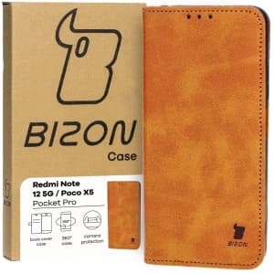 Bizon Case Pocket Pro Xiaomi Redmi Note 12 5G / Xiaomi Poco X5 brown