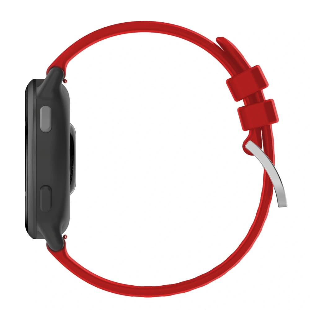 Bizon Strap Óra Szilikon Pro Garmin Vivoactive 5 piros - 4