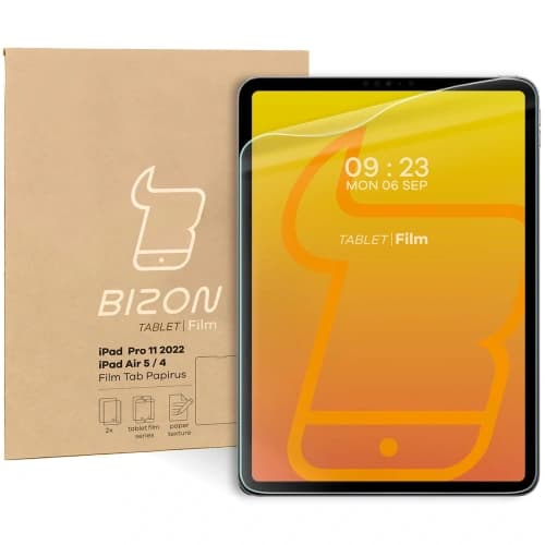 Bizon Film Tab Papirus Apple iPad Pro 11 2022/2021/2020/2018/AIR 6/5/4 [2 PACK]
