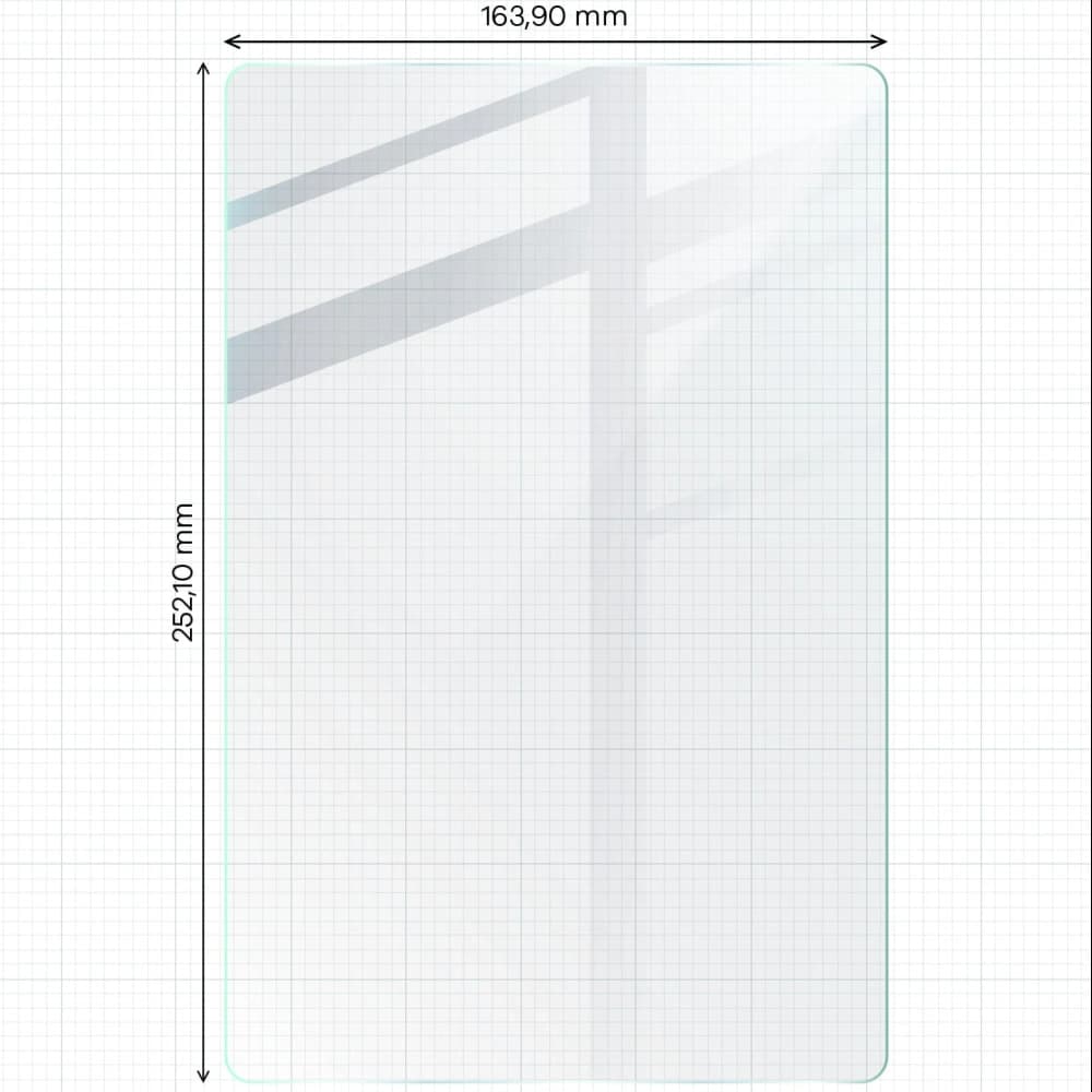 Bizon Glass Tab Clear Samsung Galaxy Tab A9 Plus [2 PACK] - 2