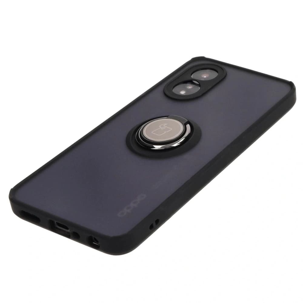 Bizon Case Hybrid Ring Oppo A38 4G smoky with a black frame - 3