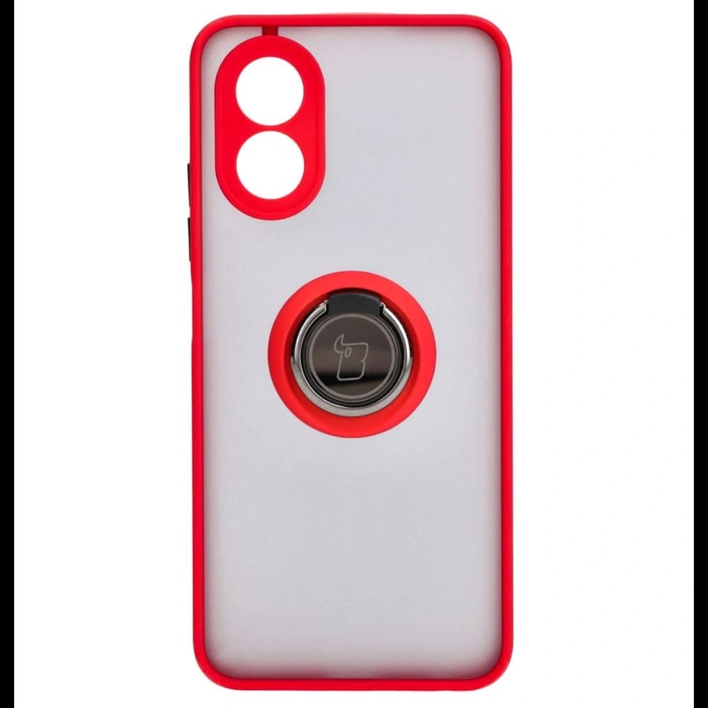 Bizon Case Hybrid Ring Oppo A38 4G smoky with a red frame - 2