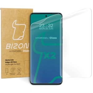 Bizon Glass Hydrogel Front Motorola Edge 40 Neo [2 PACK]
