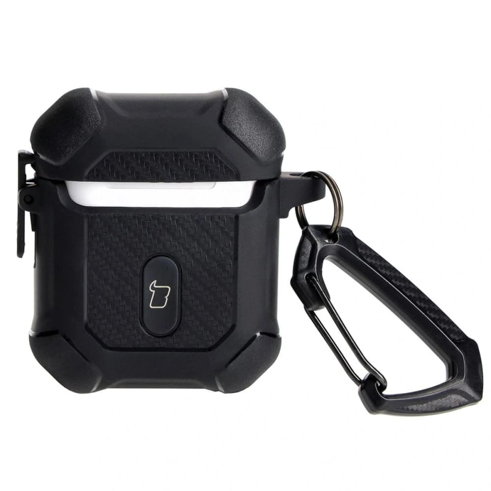 Bizon Case Kopfhörer Rüstung Apple Airpods 1/2 schwarz - 1